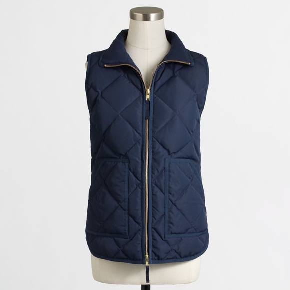 J. Crew Jackets & Blazers - J. Crew Down Quilted Puffer Vest Women’s